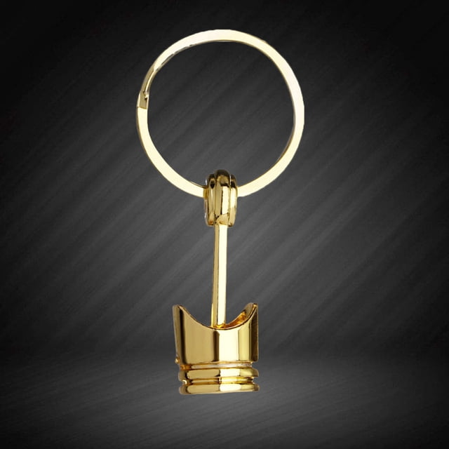 NUOLUX Colgante Llavero De De Motor Dorado En Metal Resistente Para