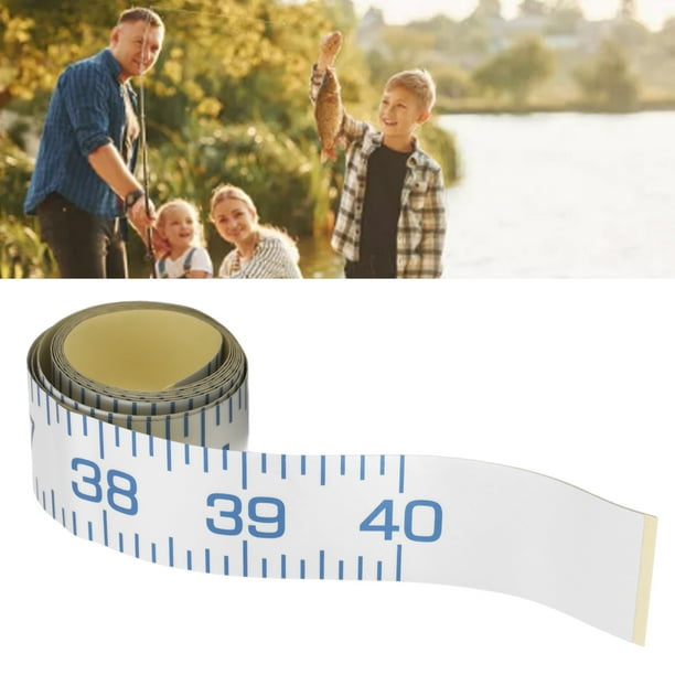 Youthink Fish Measuring Tape, Accurate Fish Ruler Waterproof Marine Fishing Measuring Tool Adhesive For Kayak