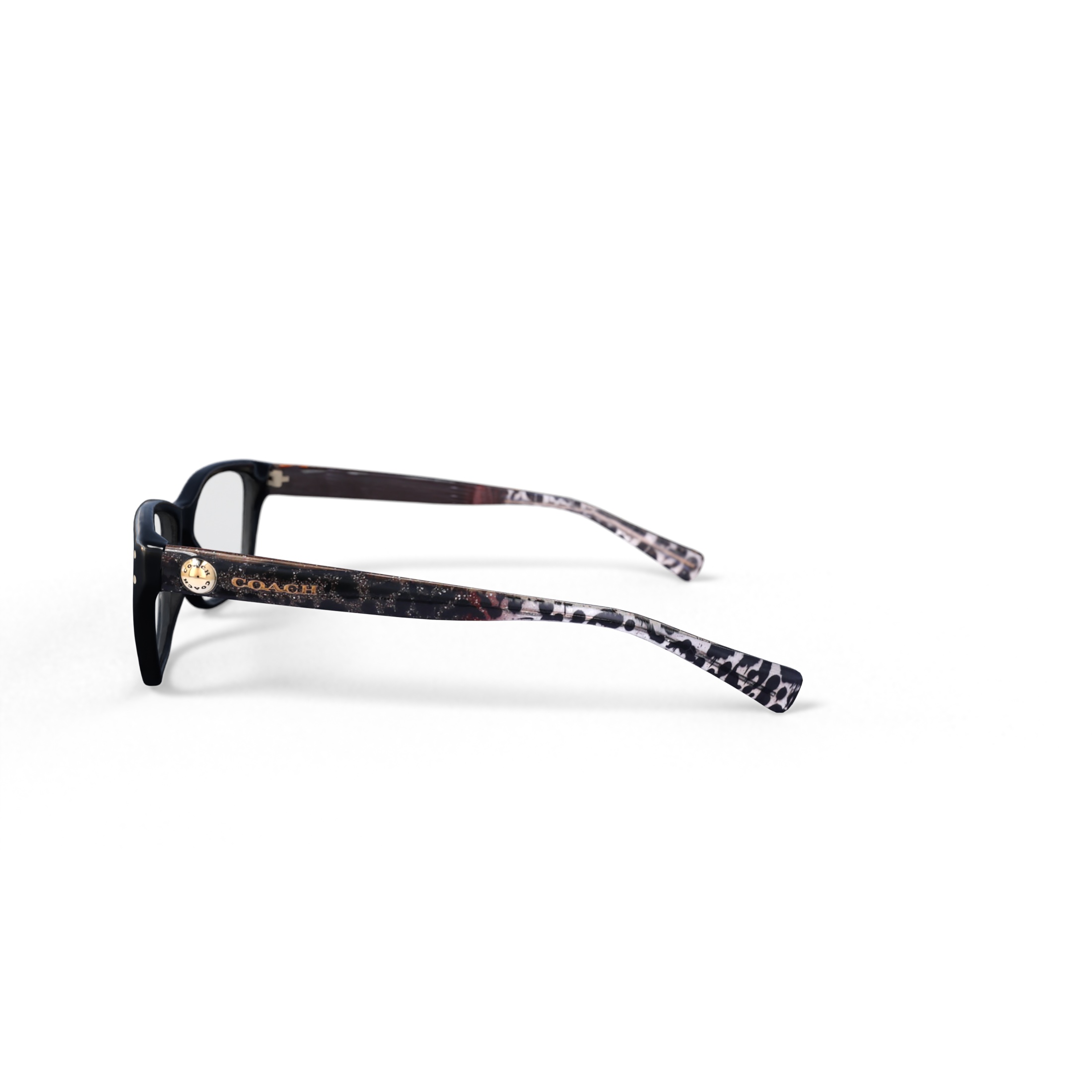 Coach Eyeglasses HC 6082 5353 Black, Female Rectangle Frame
