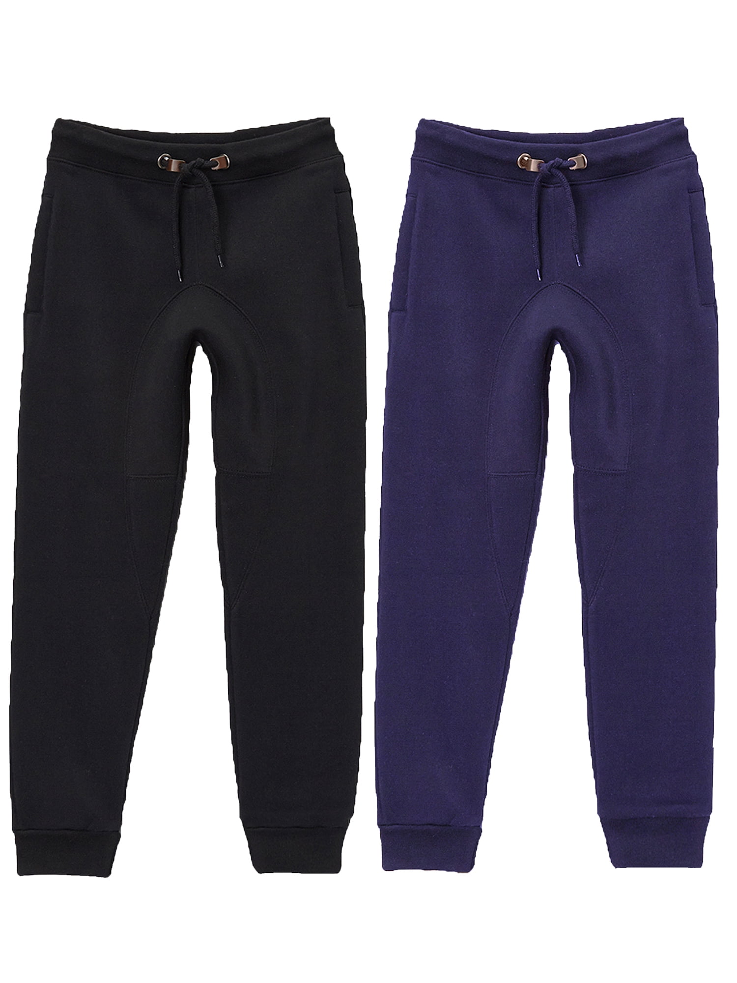 Boy s Slim Fit Fleece Jogger Sweatpants 2 Pack