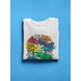 thumbnail image 3 of Colorful Lion Face. Sweatshirt Women -Image by Shutterstock, Female 5X-Large, 3 of 4