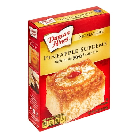 (2 Pack) Duncan Hines SIGNATURE LAYER CAKE MIX Pineapple 15.25