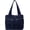 【deep Blue】, variant on CoCoMangos Women's Denim Tote Bag with Zipper Pockets, Large Crossbody Purse, Casual Shoulder Bag for Everyday Use, Canvas Hobo Bags
