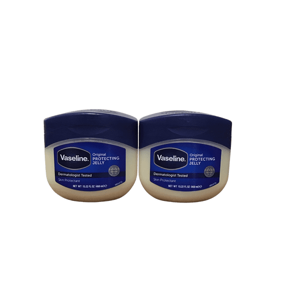 Vaseline Pure Petroleum Jelly, Original 15.22 Oz (2 Pack)