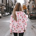thumbnail image 3 of SCRAWLGOD Rabbit Strawberries Womens Hoodies Pullover Graphic Sweaters for Women Plus Size L Leisure Streetwear Hoodie Women Round Neck Sportswear Hoodie Women for Party, 3 of 7