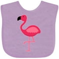 thumbnail image 3 of Inktastic Pink Flamingo Boys or Girls Baby Bib, 3 of 4