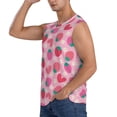 thumbnail image 2 of Disketp Haear Strawberry Sleeveless Tshirts for Men, Muscle Shirts for Men Dry Fit Tank Top-Small, 2 of 5