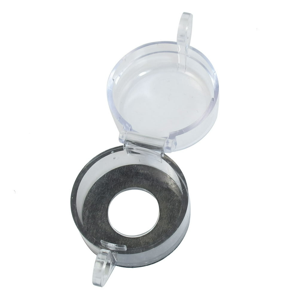 Black Clear 22mm Protective Cover Guard for Round Push Button Switch