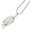 White Turquoise, variant on Natural Gemstones Stone Angle Pendant Ball Beads Link Chain Necklace Snowflake Snowflake Obsidian