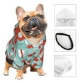 thumbnail image 3 of Fotbe Warm Christmas Memories Sudadera con Estampado para Perros Pequeños – Suéter con Capucha para Mascotas, Tela Suave de Forro Polar con Bolsillo-XX-Large, 3 of 7