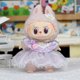 thumbnail image 4 of 17cm Labubu Doll Clothes Advanced Luxury Design Customization Heartbeat Macaron Butterfly Princess Dress Changing Light Clothes, 4 of 5