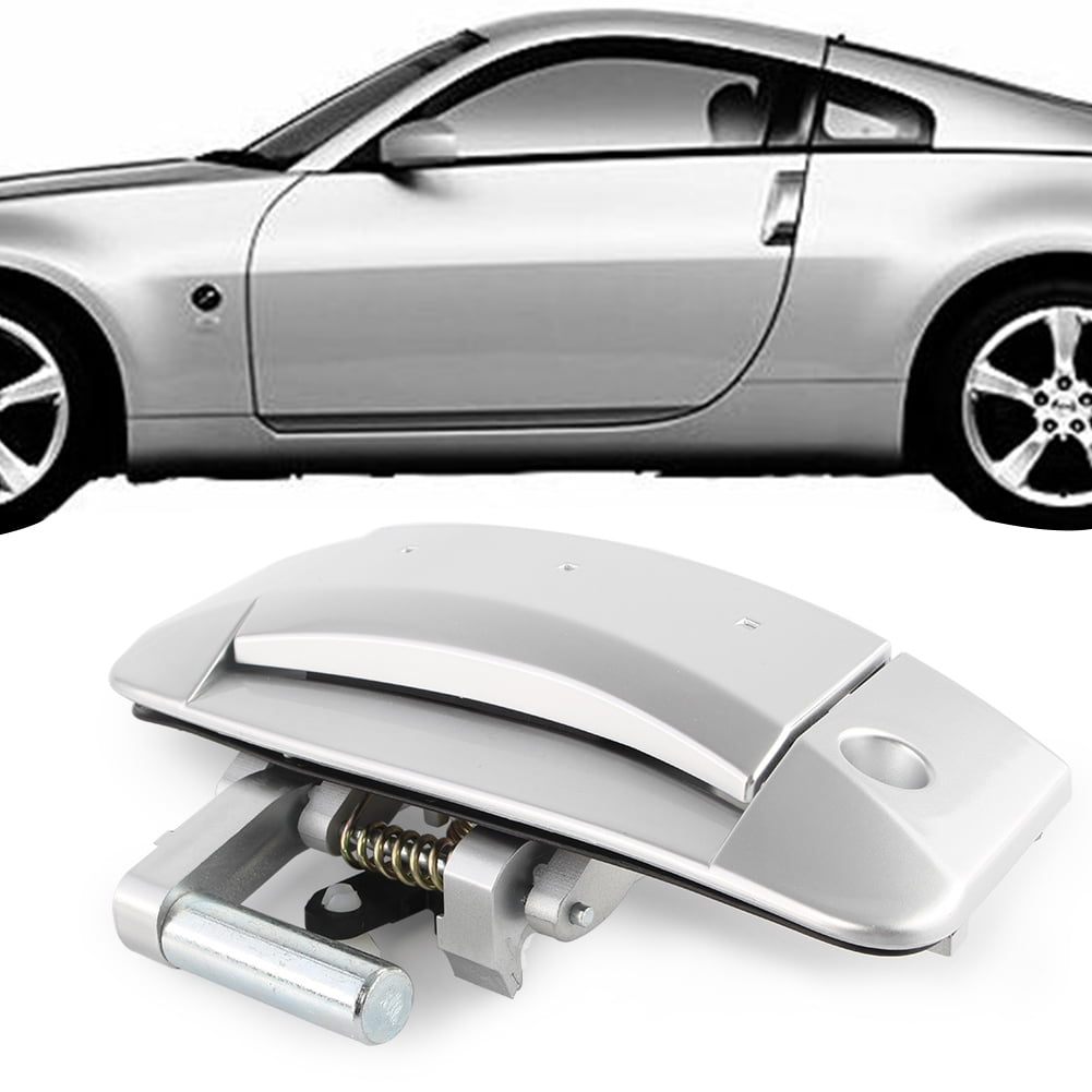 Fits 2003-2009 Nissan 350Z Left//Driver Outside Exterior Outer Silver Door Handle