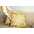thumbnail image 3 of Ambesonne Asian Themed Throw Pillow Cover 2 Pack, Forest Branch Blooms, 18", Vermilion and Mustard, 3 of 6