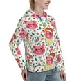 thumbnail image 6 of Wukai Christmas Cute Pigs Print Womens Hoodies Fleece Sweatshirts Long Sleeve Sweaters Pullover Fall Outfits Winter Clothes-Medium, 6 of 7