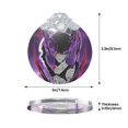 thumbnail image 4 of Solo Leveling Glass Round Pendant Christmas Decoration Ornament For Christmas Tree, Home & Holiday Decor Silver, 4 of 7