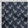 thumbnail image 4 of Soimoi Chinese Floral Printed, Japan Crepe SatinFabric, by The Yard 54 Inch Wide, Decorative Sewing Fabric for Dresses Kimonos Gowns, Blue, 4 of 6