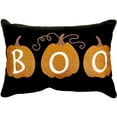thumbnail image 1 of Way to Celebrate! Coussin décoratif citrouilles Boo, 1 of 4