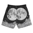 thumbnail image 7 of FORMRS Boys Swim Trunks Quick Dry Mesh Liner Boardshorts Sizes XS-XL, Black Moon, 7 of 7