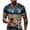 Gray, variant on Funny Halloween Costume Short Sleeve Tops, Classic Ghost Bat Pumpkin V Neck Casual Street Fashion Mens Tees