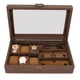 thumbnail image 4 of Caja de reloj de madera a prueba de polvo, impermeable, Retro, grano de madera, organizador de almacenamiento, caja de exhibición de múltiples gafas de reloj, 4 of 5