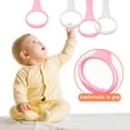 thumbnail image 2 of GAXIRE 4 piezas de anillos para cuna de bebé, anillos de tracción para corralito, herramientas de entrenamiento para caminar para niños pequeños, accesorios para bebés, 2 of 4