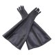 thumbnail image 3 of Guantes de chorro de arena negros de goma a rayas, guantes de chorro de arena abrasivos para gabinete de chorro de arena de 65 x 30 cm, 3 of 5