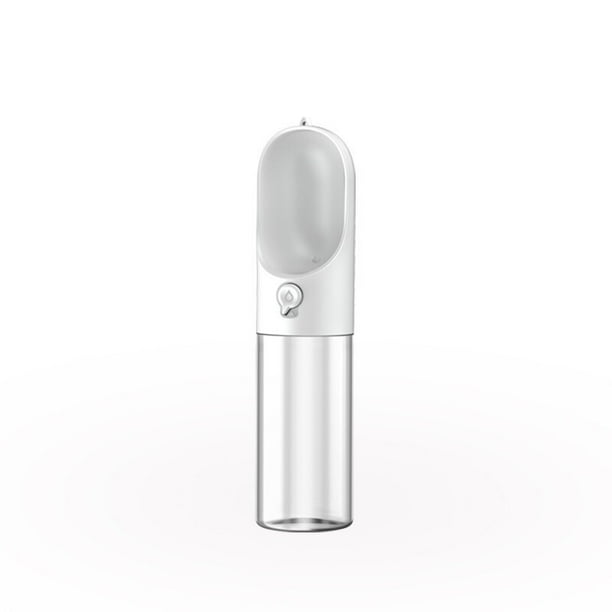 Water Dispenser,400ml (White) Pet Travel Dog Water Bottle, BPAFree