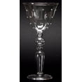 thumbnail image 2 of Golden Hill Studio Set of 2 Mouth Blown with Embossed Dots Clear Wine Drinking Glasses 8.5", 2 of 2