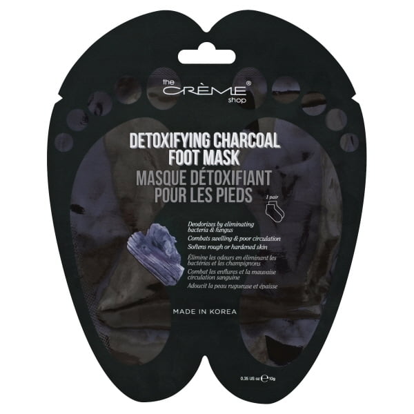 The Creme Shop Detoxifying Charcoal Foot Mask
