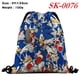 thumbnail image 2 of Bolsa de almacenamiento portátil de bolsillo de gran capacidad con cordón para guardar ropa y juguetes de niños, con diseño de Sonic The Hedgehog, 2 of 4