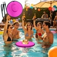 thumbnail image 2 of Plastic Floating Drink Holder, Floating Coaster Pool Drink Holder, Floating Cooler Float Cup Holder, Inflatable Drink Holder for Swimming Pool Party Hot Tub Interesting, 2 of 6