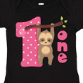 thumbnail image 4 of Inktastic Pink Sloth 1st Birthday Girls Baby Bodysuit, 4 of 5