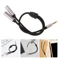 thumbnail image 3 of Shisuyan Portable Dual Headphone Adapter Splitter Audio Cable Replacement Male to Female Mic Audio Splitter Cable Smartphone Headset Adapter, 3 of 8