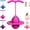 Pink, variant on Balance Jumping Ball, Indoor & Outdoor Anti-Slip Balance Board Toy with Handle & Pump, Improve Coordination, Motor Skills and Fitness Training