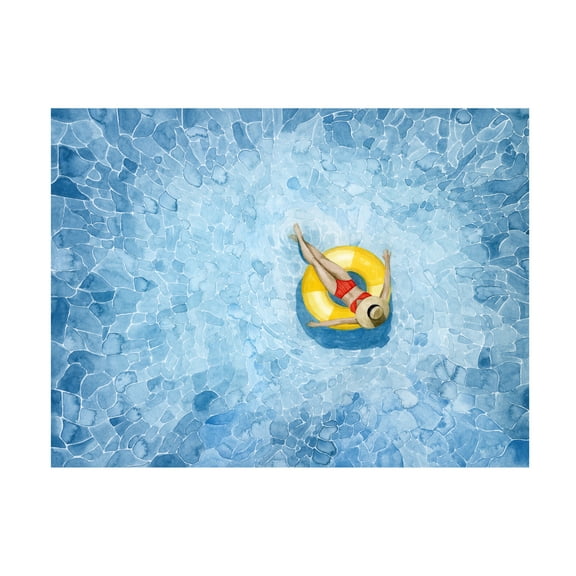 Grace Popp 'Floating II' Canvas Art