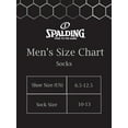 thumbnail image 5 of Spalding Men's Cool Move Cushioned Stay-Put Liner Socks, 3-Pack, 5 of 5