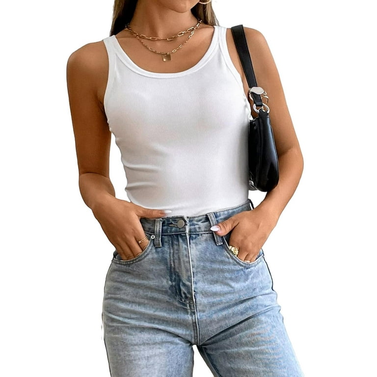 MNBCCXC Tank Tops For Women Office Women'S Tanks & Camis Womens Tanks For  Summer Sleeveless Tops Women 5 Dollar Items And Under Overstock Items  Clearance All Prime Under 10 5Dollar Deals Items
