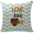 thumbnail image 1 of Up to 65% Off SMihono Father's Day Pillowcase Cartoon Style Linen Digital Printing Pillowcase, 1 of 1