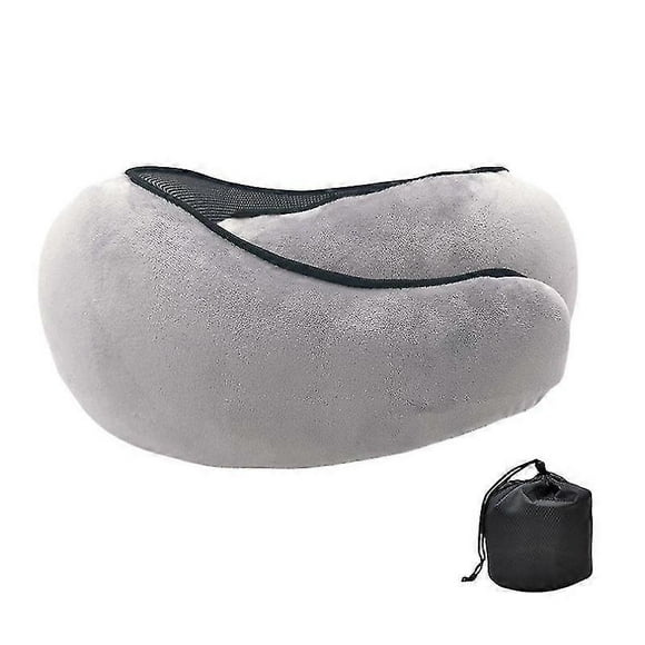 Almohada cervical de seguridad para viajes, espuma viscoelástica, cómoda y transpirable, suave, en forma de U s202412242396