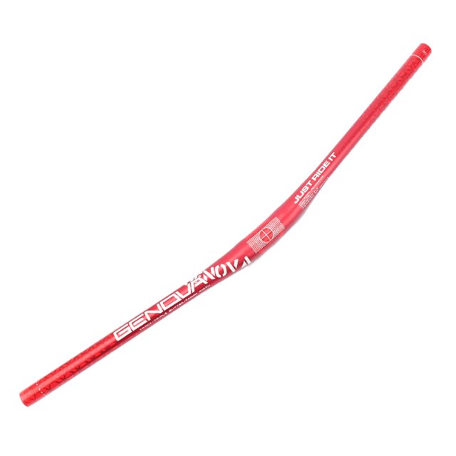 Barra de elevación DYNWAVEMX de 15mm 31.8mm, Manillar de bicicleta, 740 mm, rojo