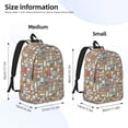 thumbnail image 3 of KLL Kitchen Food Print Travel Laptop Backpack - College Backpack Business Work Bag Nurse Bag Casual Daypack for Weekender Business Hiking -Small, 3 of 6