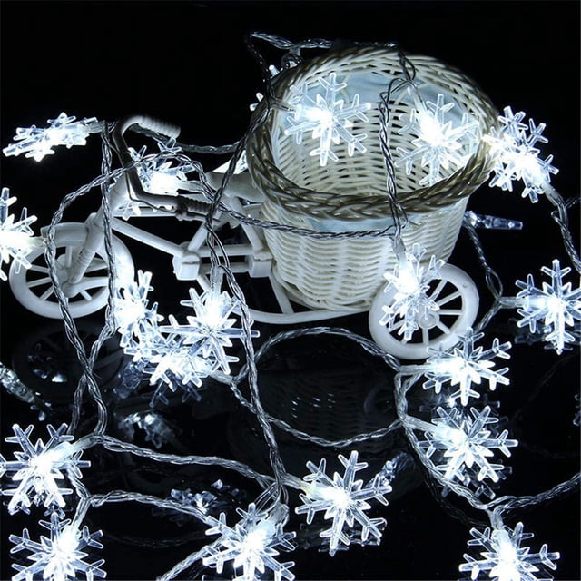 Cadena de luz de estrella blanca Adepaton 6 metros 40 luces