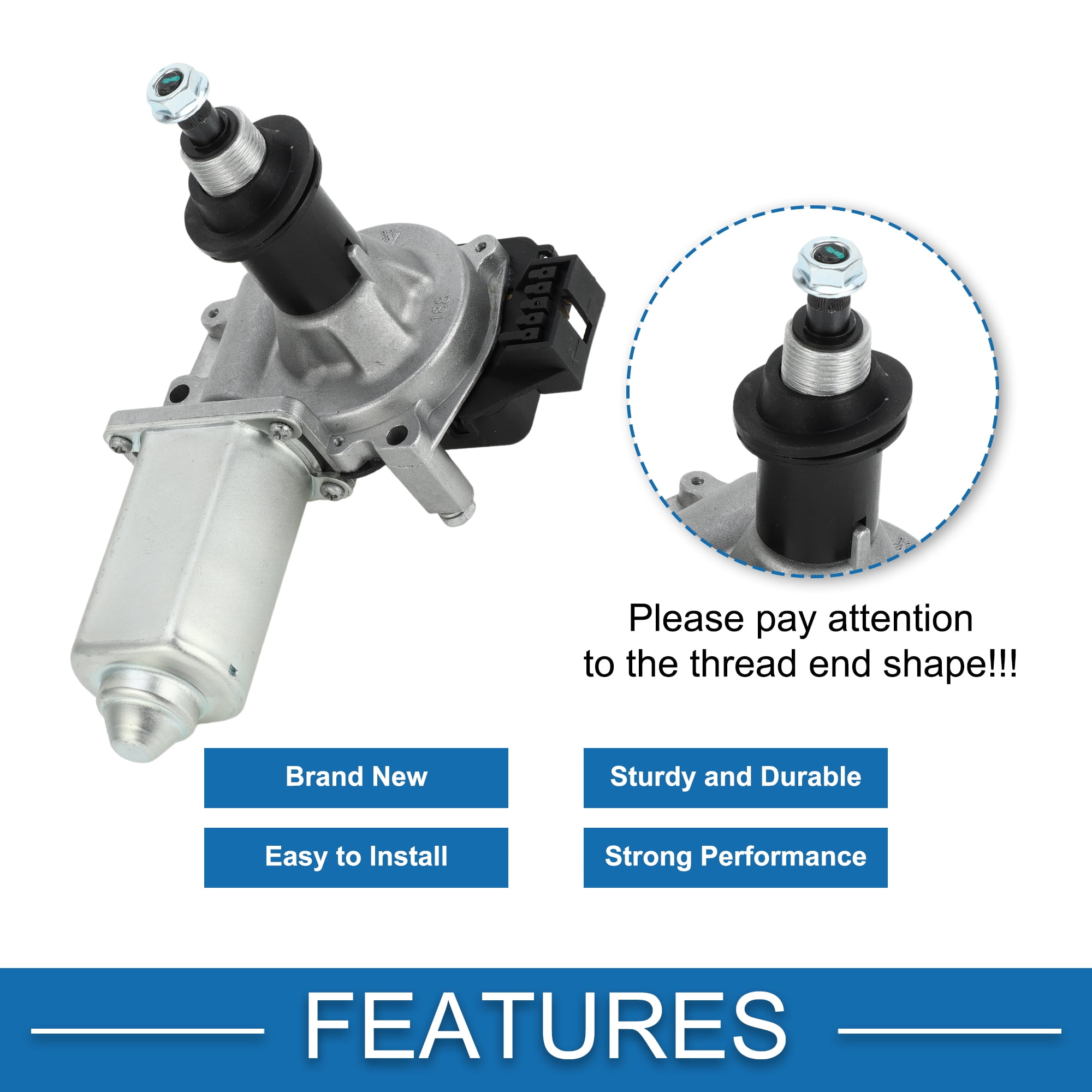 Unique Bargains Rear Windshield Wiper Motor Replacement for Chevrolet Trailblazer