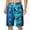 A-Sky Blue48, variant on JAJAHO Mens Shorts Summer Hawaiian Tropical Printed Casual Drawstring Loose Fit Straight Leg Beach Shorts Versatile Bottoms
