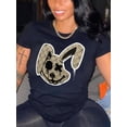 thumbnail image 1 of Lovelywholesale Round Neck Cartoon Print T-shirt, 1 of 1