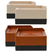 Pingxizhi 4pcs Bed Furniture Risers Household Bed Lifts Furniture Risers Heavy Duty Chair Raisers Lifter