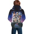 thumbnail image 2 of Kids Beetlejuice Pullover Hoodie Realistic 3d Print Graphic Hooded Sweatshirts With Drawstring, 2 of 8