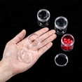 thumbnail image 6 of 4 Set Plastic Bead Storage Containers Rectangle Clear 16x12.2x5.5cm Capacity: 20ml(0.67 fl. oz) 12pcs/Set, 6 of 7