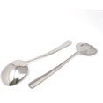thumbnail image 4 of 2PCS Stainless Steel Serving Spoons Large Buffet Banquet Spoons Dishwasher Safe Serving Utensils for Cooking, Mixing and Serving (1 Serving Spoon+1 Slotted Spoons) (9.7 Inch), 4 of 7