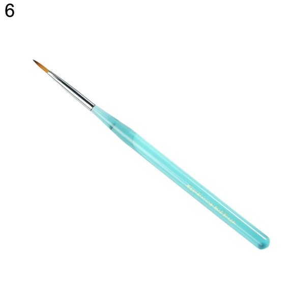 UDIYO Nail Brush Fine Handle Professional Nail Art Tool Drawing Pen Nail Liner Brush for Manicurist